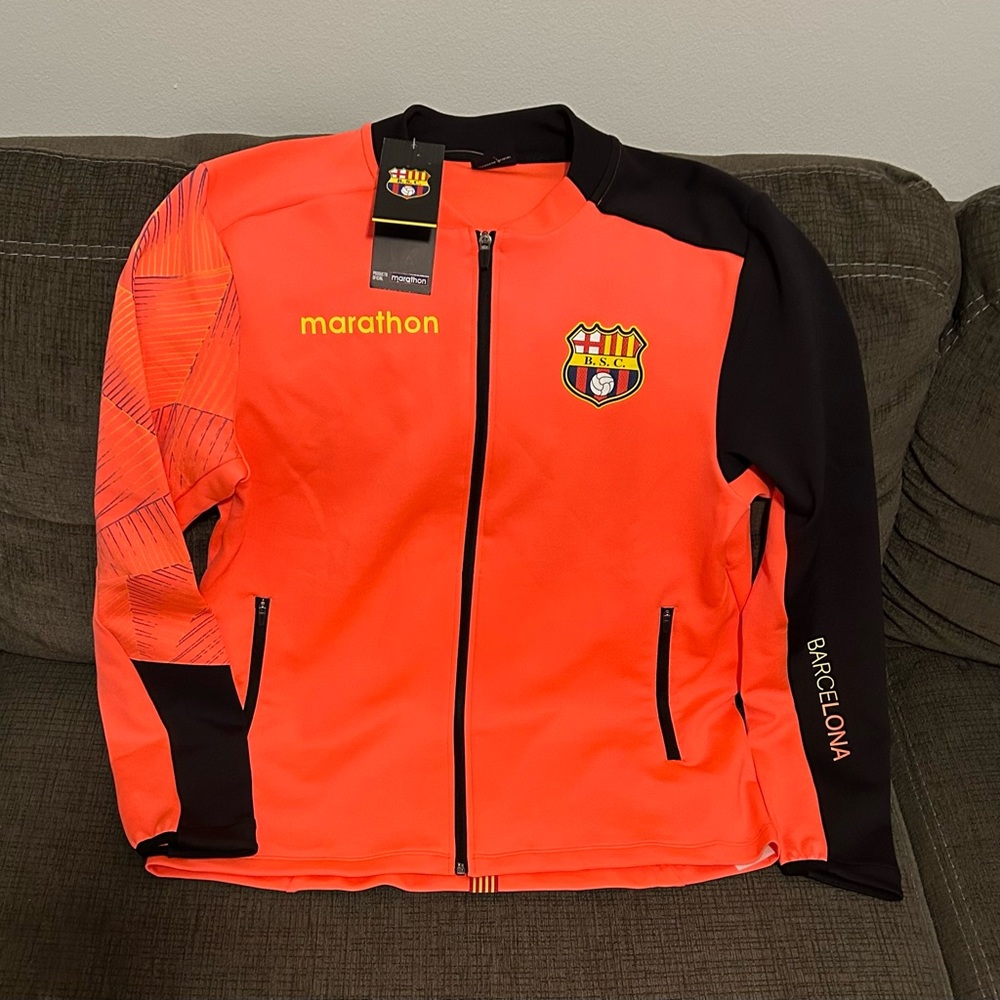 Marathon Authentic Barcelona Guayaquil Pre-Match Jacket Ecuador Men’s Sz: M